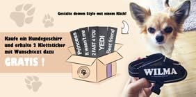 K9 Powergeschirr Original Julius-K9 Hundegeschirr für Diensthunde inkl. 2 Stück Klettsticker mit Wun