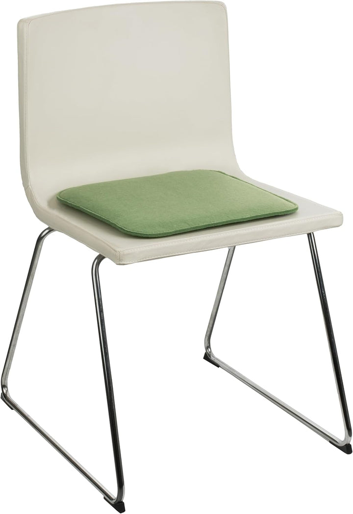 Brandsseller 6er Set Sitzkissen aus Filz 35x35x2 cm – Robuste Stuhlauflagen für innen und aussen, ec