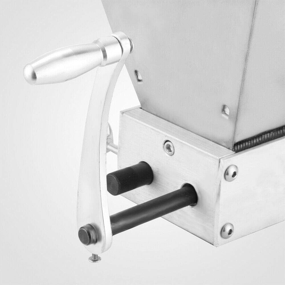 LENJKYYO Malzmühle Getreidemühle Manuelle Verstellbar 2 Rollen Heimbrauer Handmühle Schrotmühle Mühl