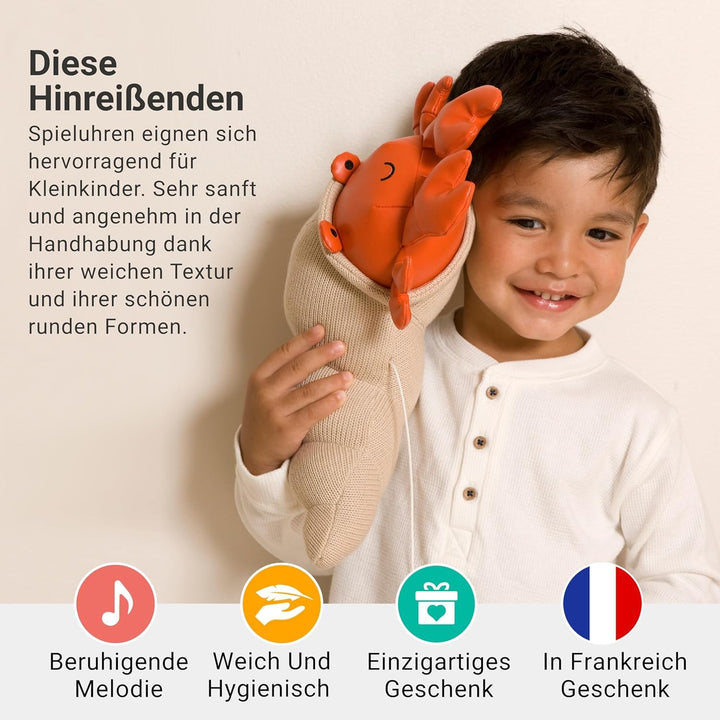 Little big friends Musical Friends | Musikalisches Schnurzug-Spielzeug für Babys | Besonderes Stofft