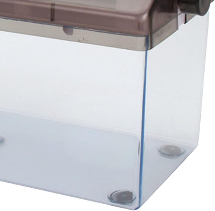 Aktenvernichter, Manueller Aktenvernichter für Breite Anwendung, Langlebig für Besprechungen (Schwar