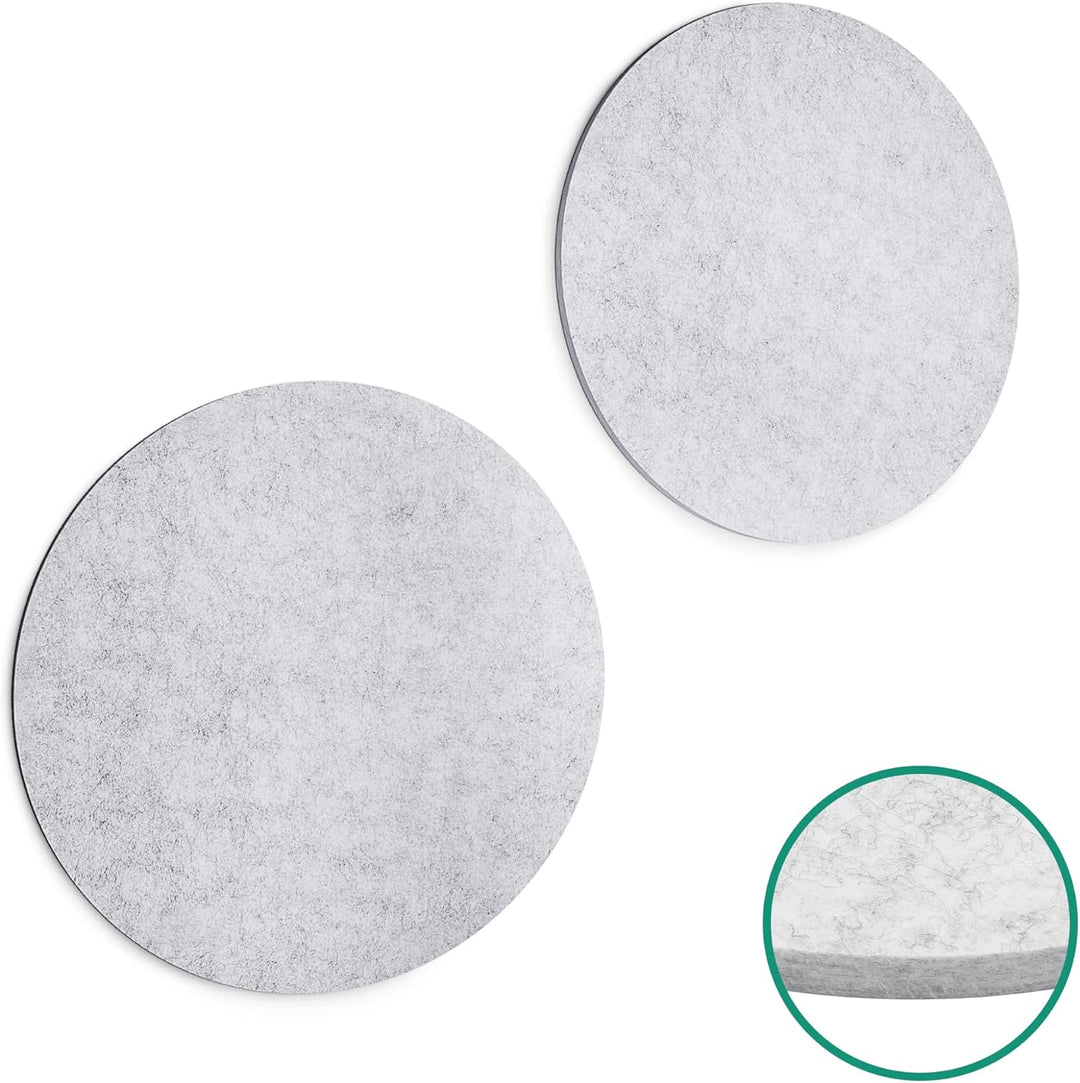 vilz 2 Stück Akustikplatten Schalldämmung für Decke & Wand aus recyceltem Filz - Schalldämmplatten s