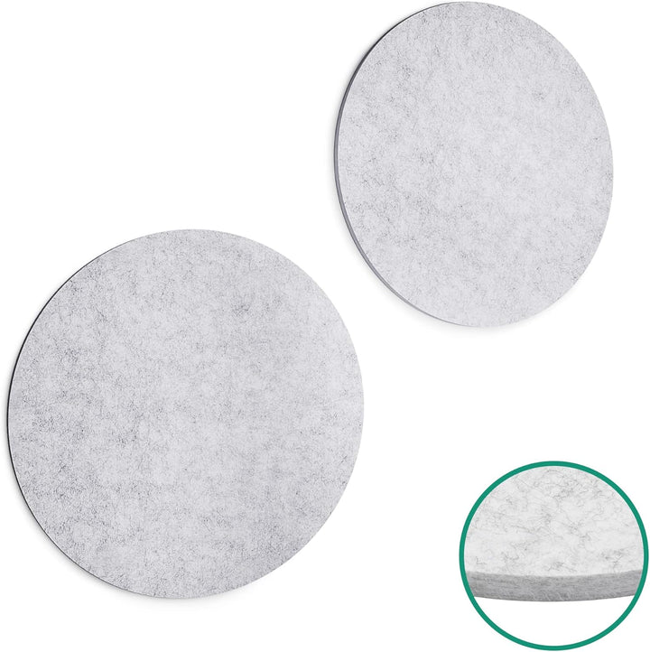 vilz 2 Stück Akustikplatten Schalldämmung für Decke & Wand aus recyceltem Filz - Schalldämmplatten s