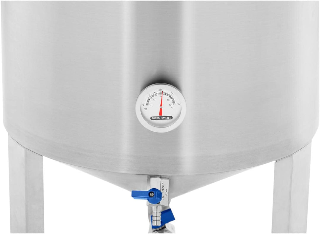 Royal Catering RCBM-60CF Maischekessel 60 l 0-40 °C Edelstahl Fermenter Fermentierkessel