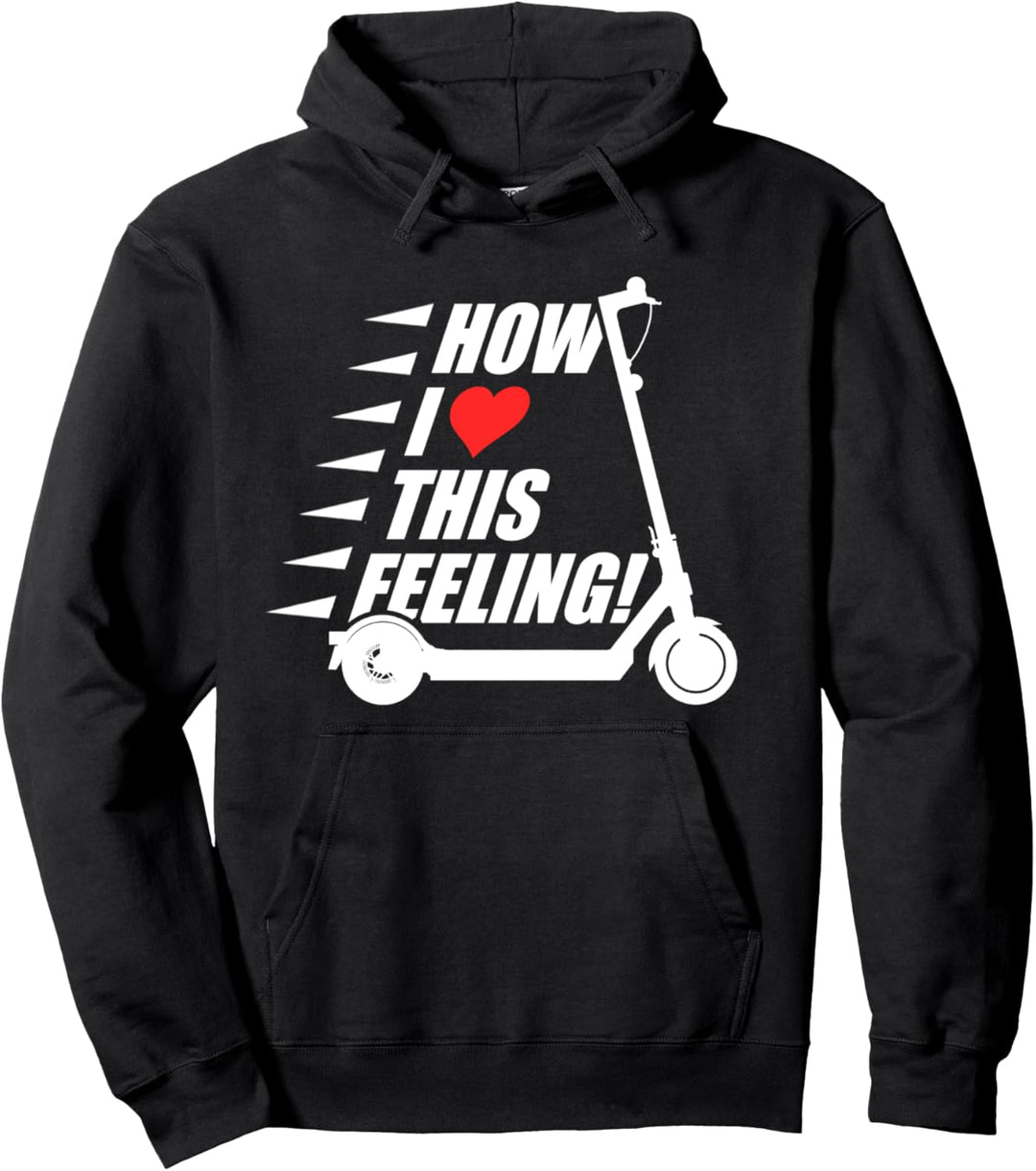 E-Scooter Design escooting E-Roller Scooter Pullover Hoodie
