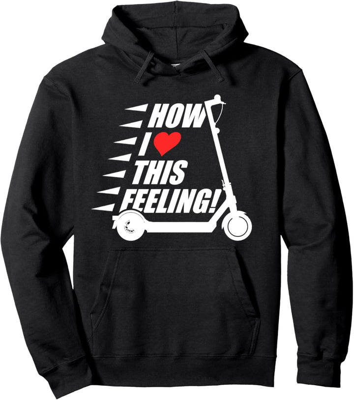 E-Scooter Design escooting E-Roller Scooter Pullover Hoodie