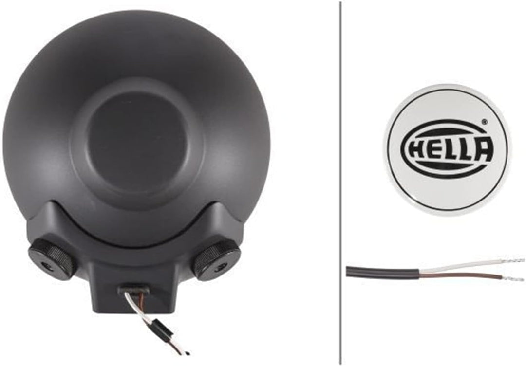 HELLA - Halogen-Fernscheinwerfer - Luminator Compact - ECE-R112 - 12V - 1F3 009 094-181 mit Glühlamp