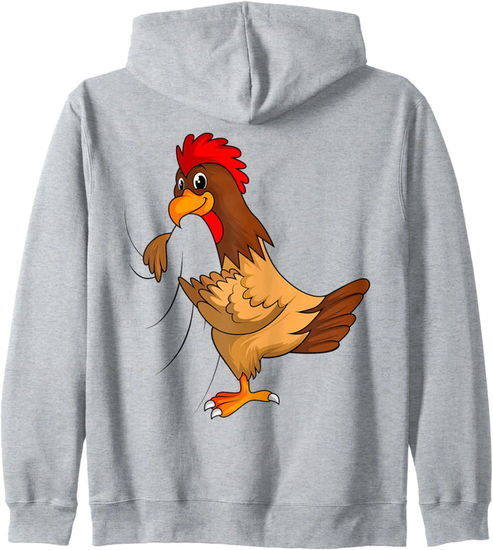 Hühner Landwirt Huhn Kinder Jungen Mädchen Damen Kapuzenjacke