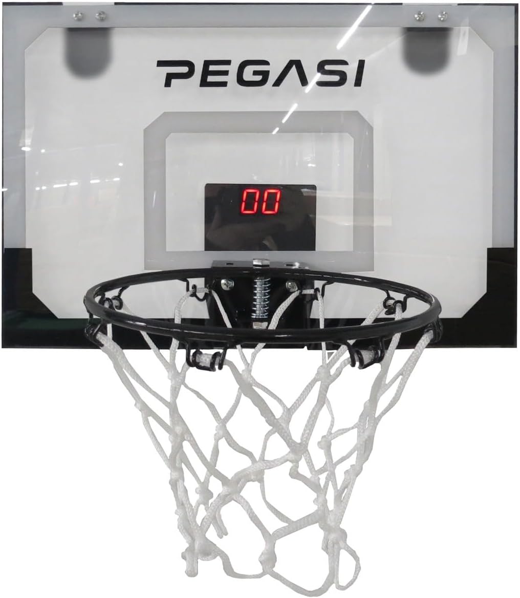 Pegasi Mini-Basketball-Rückwand mit Tür LED 45x30cm