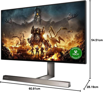 Philips 279M1RV - 27 Zoll UHD Gaming Monitor, HDR600, Ambiglow, FreeSync Premium Pro (3840x2160, 144