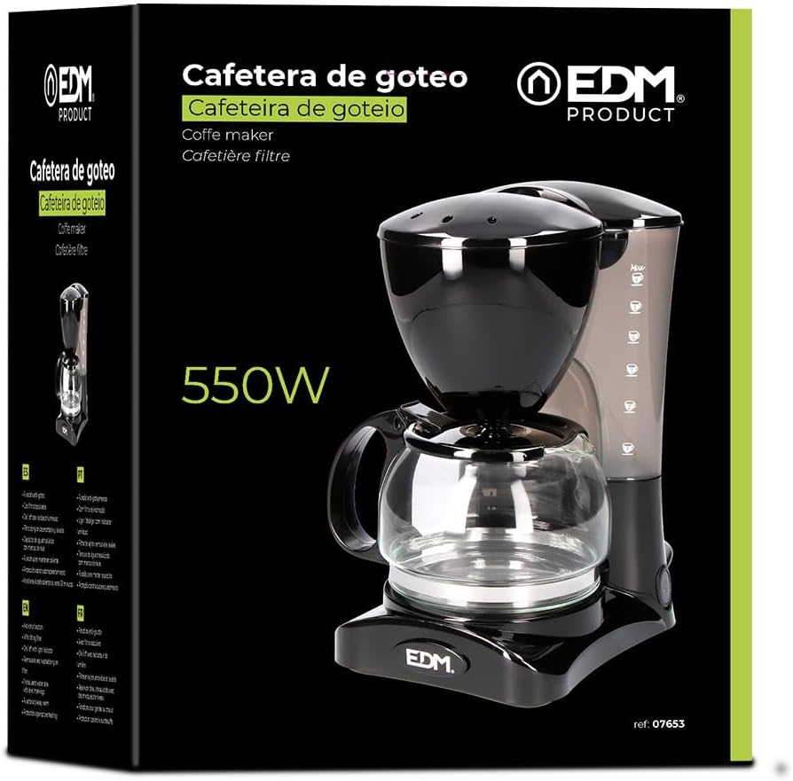 Cafetière goutte à goutte EDM 550 W 6 Tasses