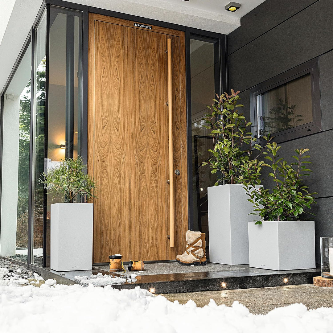 Lechuza Komplett-Set für Garten, grau, 40 x 40 x 76 cm, 13620 40x40x76 cm Steingrau, 40x40x76 cm Ste