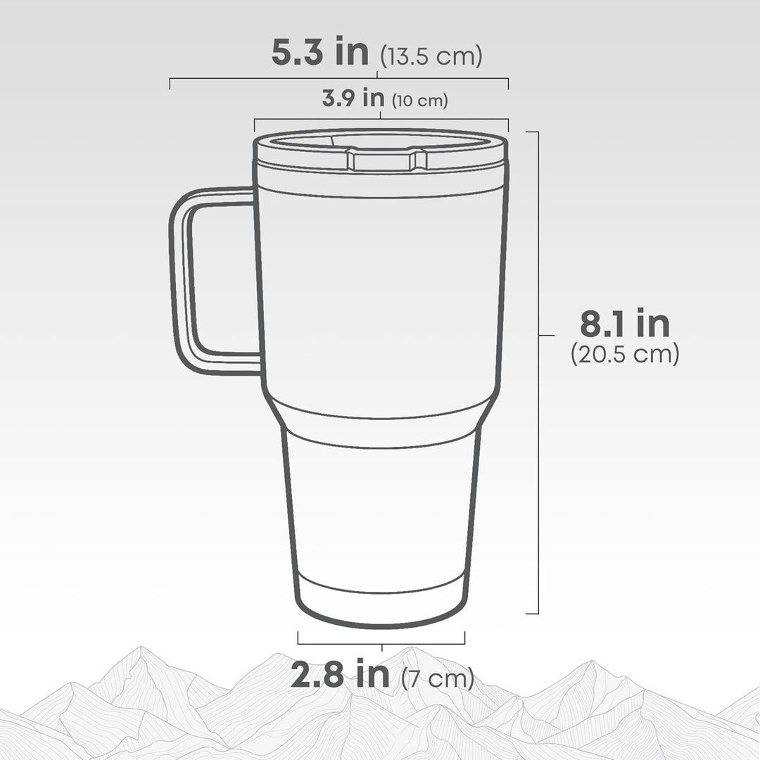 Smartshake Bohtal Nomad Becher mit Superman-Logo, 900 ml, hält Getränke 4 Stunden heiss und 8 Stunde