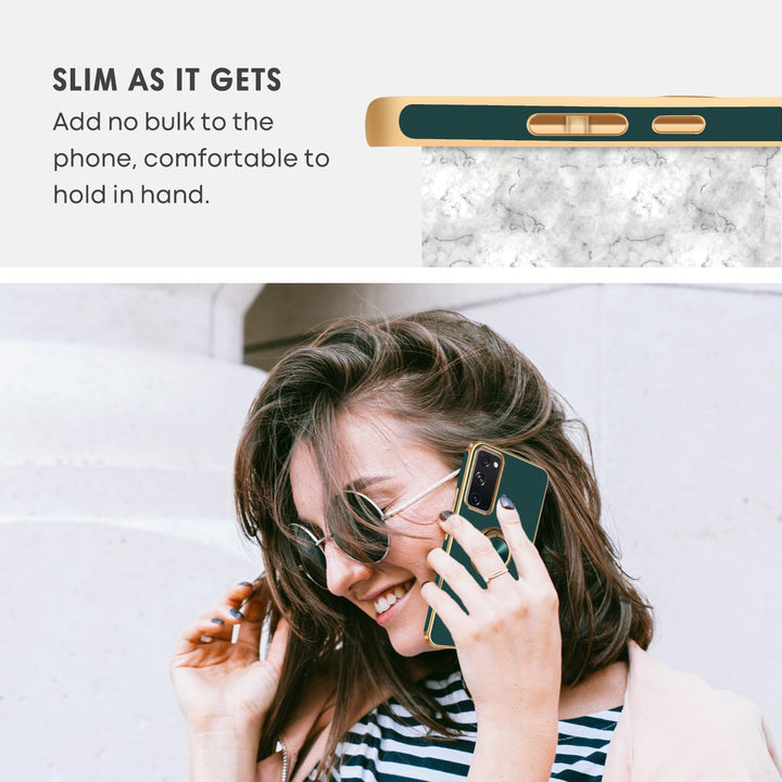 Samsung Galaxy S20 FE Hülle, Galaxy S20 FE Handyhülle Slim weiche TPU Silikon Case Cover mit 360 Gra