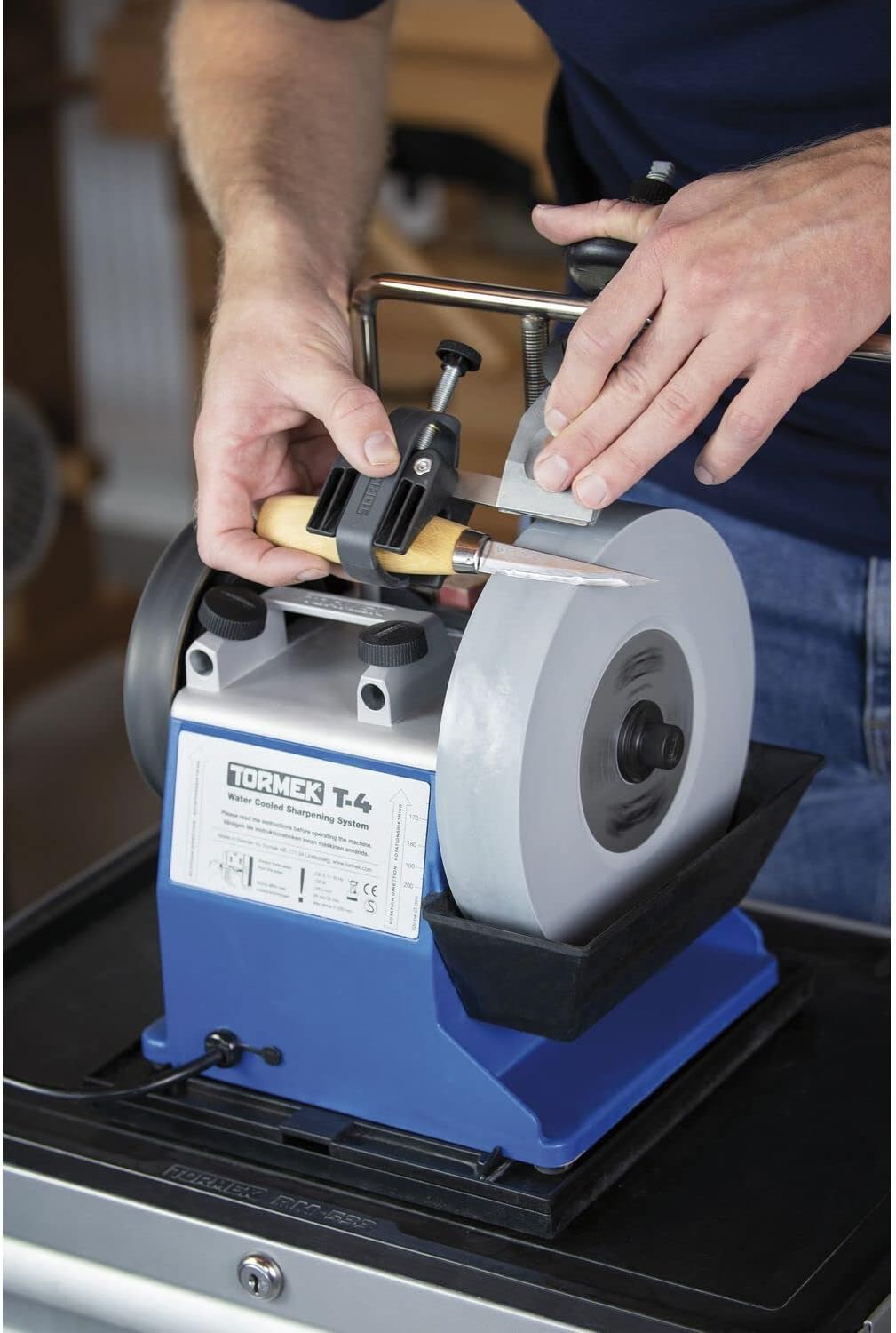 Tormek T4 Nassschleifmaschine Schärfsystem Schleifmaschine 421355