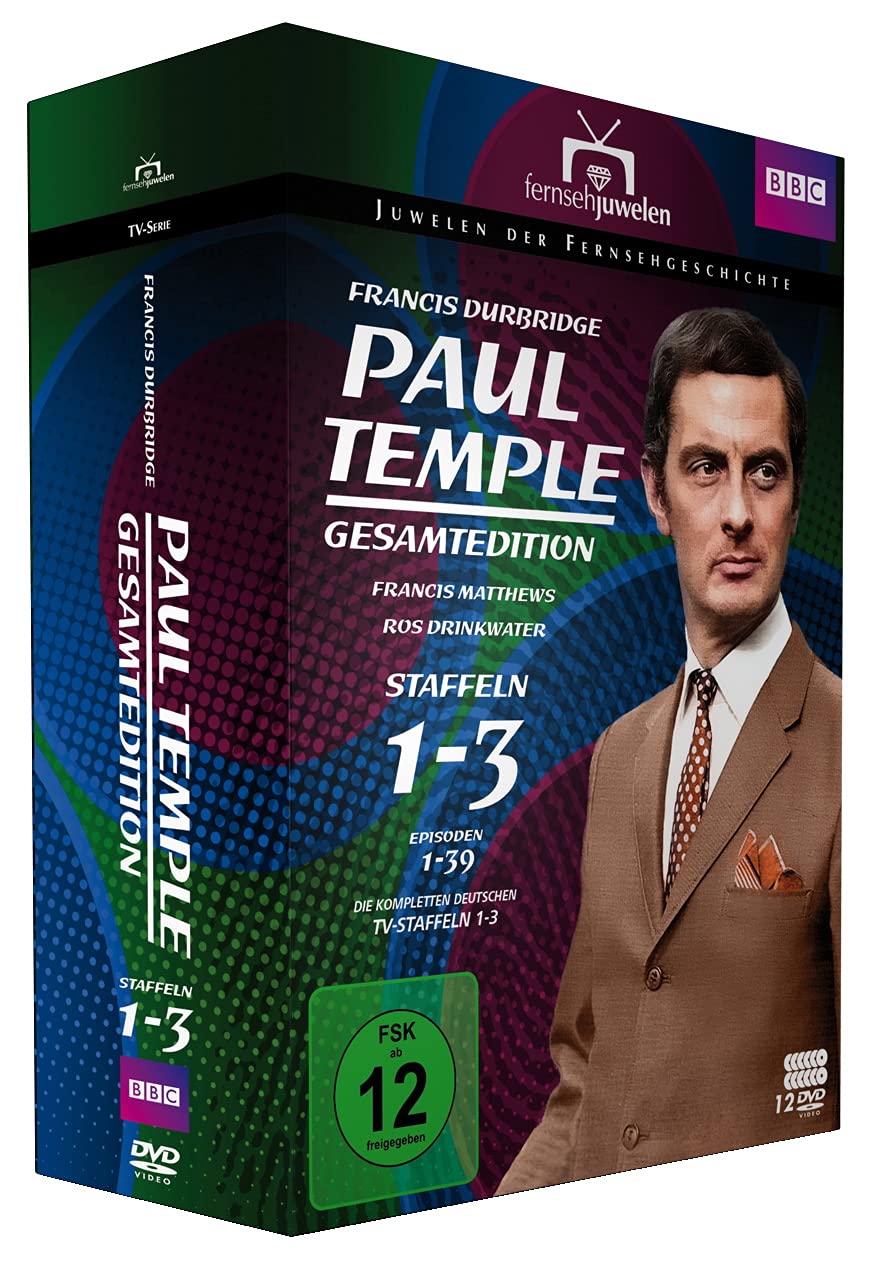 Paul Temple - Gesamtedition (Staffeln 1-3) (Fernsehjuwelen) [12 DVDs], DVD