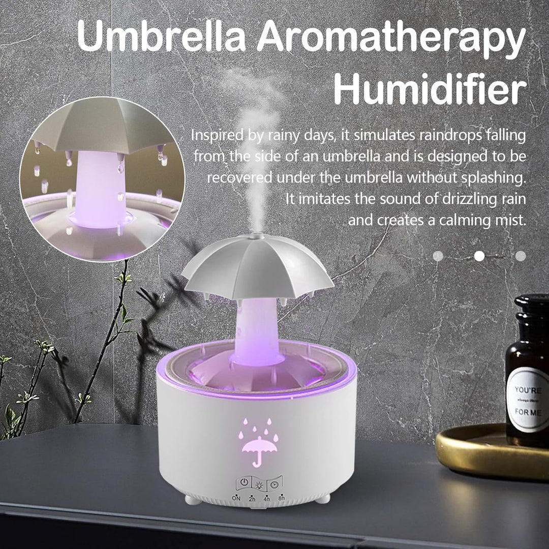 Regenschirm Luftbefeuchter, Regenwolken-Luftbefeuchter, Regengeräusche Zum Schlafen, Rain Cloud Humi