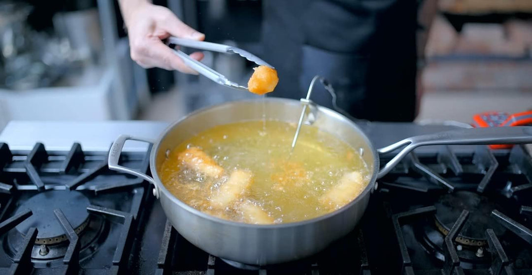 Babish Tri-Ply Stainless Steel Saute Pan w/Lid, 5-Quart Saute Pan (5-Quart), Saute Pan (5-Quart)