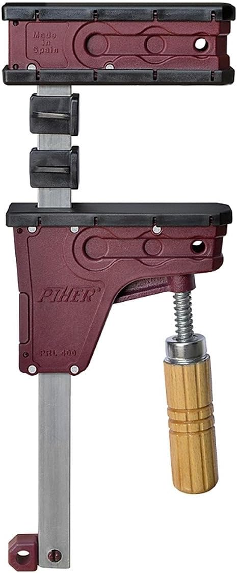 Piher Parallelzwinge Modell PRL 30cm Arbeitslänge 30cm Burgund, 30cm Burgund