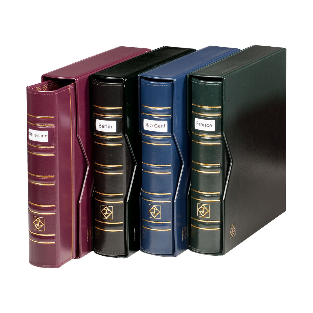 Leuchtturm 321054 Münzalbum Optima Classic SIGNUM - Ringbinder für Münzsammlung mit Beschriftungsfen