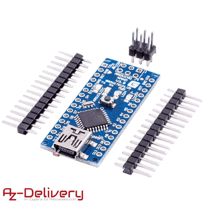 AZDelivery 5 x Nano V3 inkl. mit FT232RL kompatiblem Chip und ATmega328 16MHz ATmega328P kompatibel