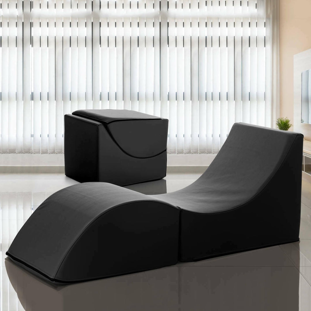 Talamo Italia - Klappbett Andreina, Puff umwandelbar in Einzelbett, 100% Made in Italy, Puff, umwand