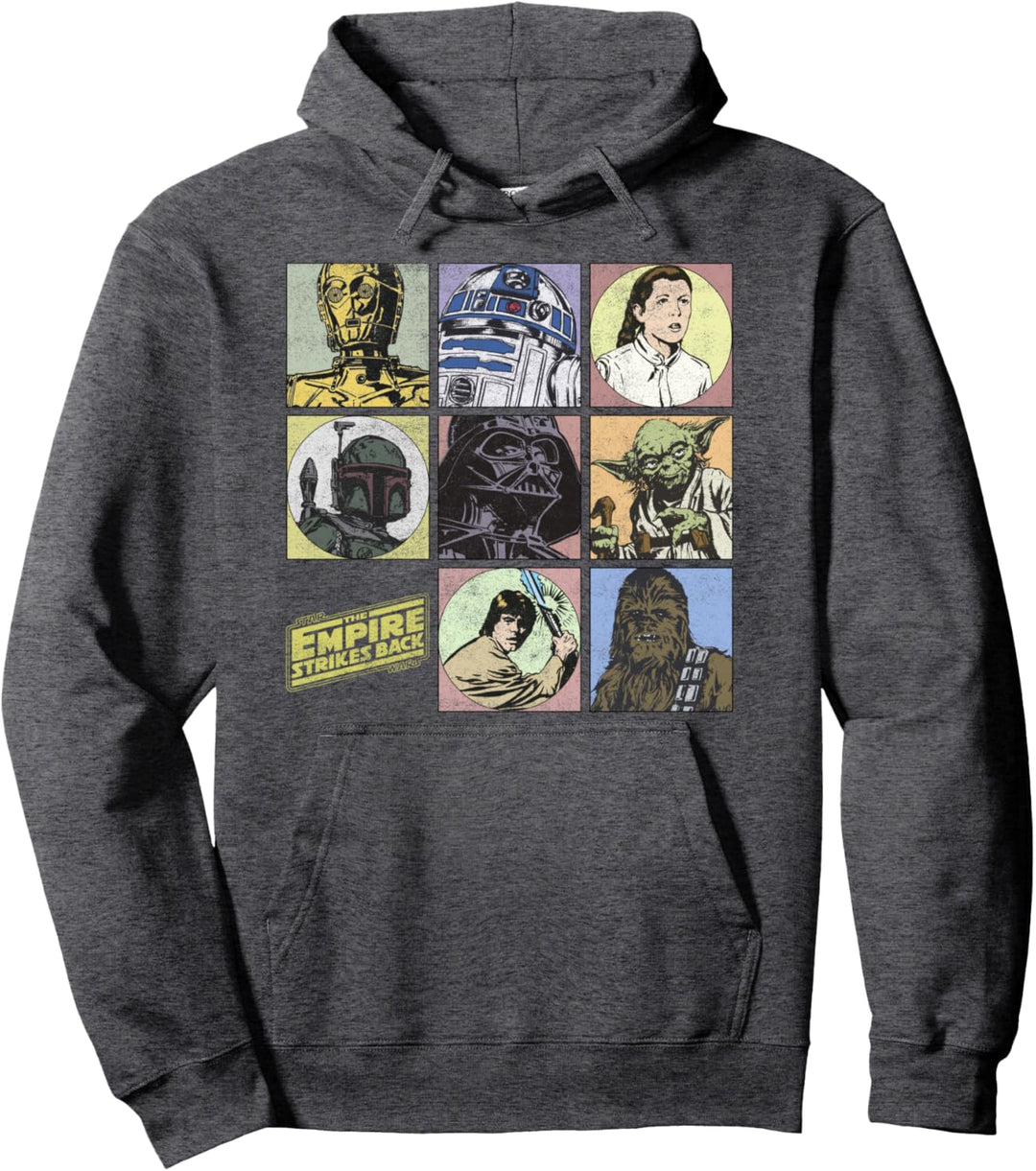 Star Wars The Empire Strikes Back Vintage Panel Poster Pullover Hoodie