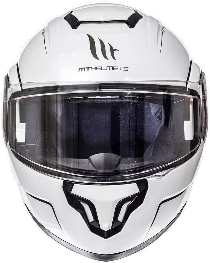 MT HELMETS ATOM SV SOLID GLOSS PEARL WHITE 2XL