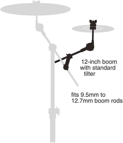 Gibraltar Beckenarm mit Klammer 12" Arm SC-CMBRA, SC-CMBRA