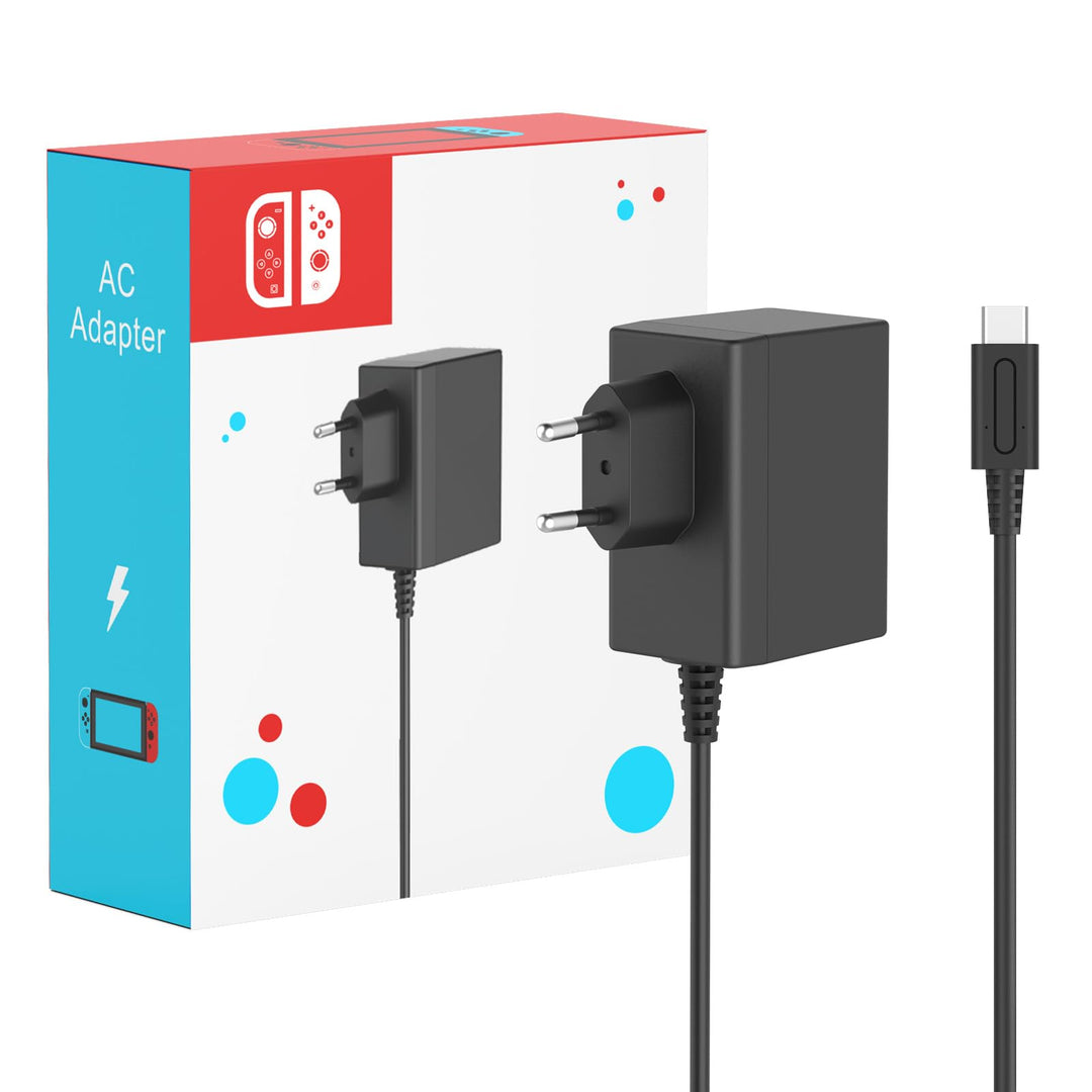 45W Switch Netzteil mit 3M/10FT Switch Ladekabel Kompatibel mit Nintendo Switch/Switch Lite/Switch O