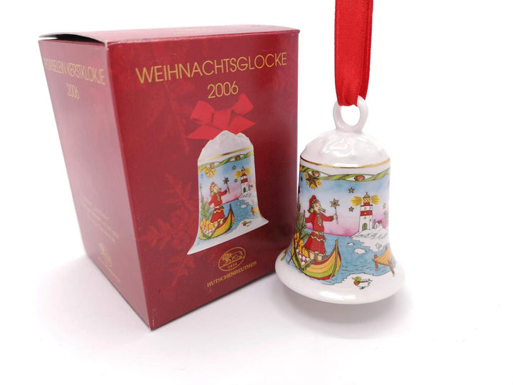 Porzellanglocke Weihnachtsglocke 2006 - Hutschenreuther - in OVP