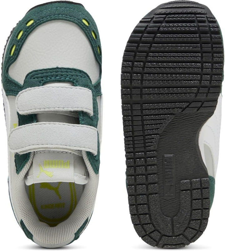 Puma Unisex Baby Cabana Racer Sl 20 V InfSneaker 20 EU Cool Light Gray Puma White Dark Myrtle Lime S