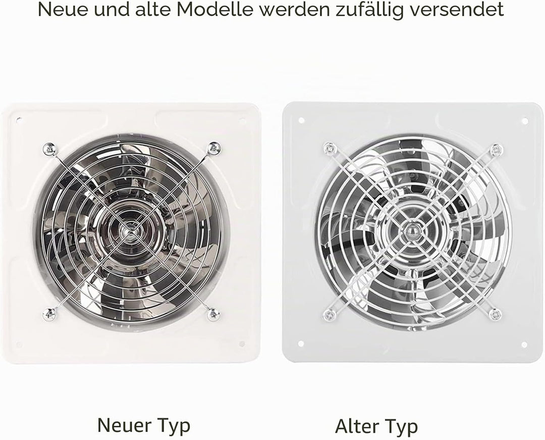Tyenaza Wandventilator, Abluftventilator, Wandventilator, leiser Ventilator für Badezimmer und Küche