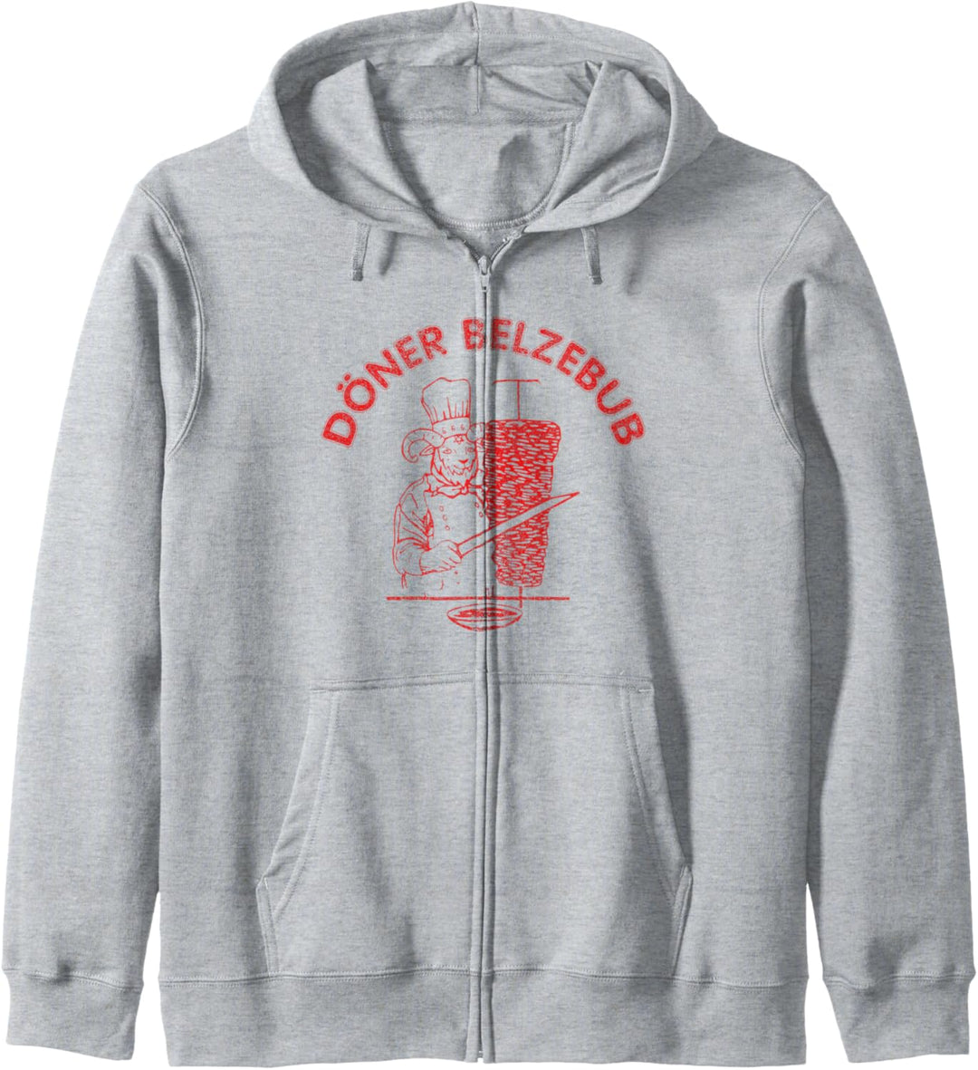 Döner Belzebub Gothic Satan Occult Kebab Lucifer Punk Kapuzenjacke