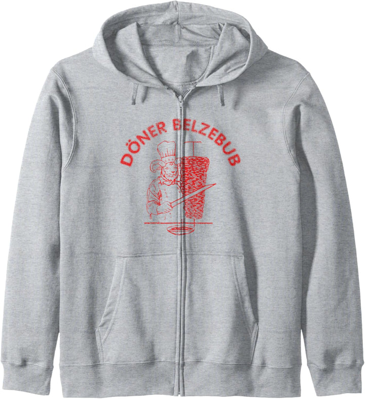 Döner Belzebub Gothic Satan Occult Kebab Lucifer Punk Kapuzenjacke