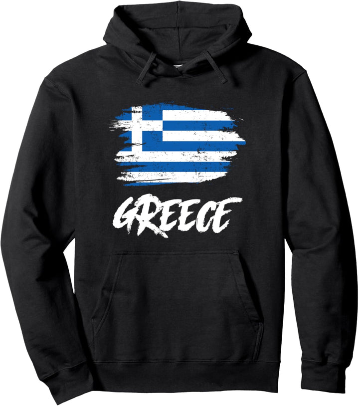 Griechenland Flagge Greece Fahne Geschenk Pullover Hoodie
