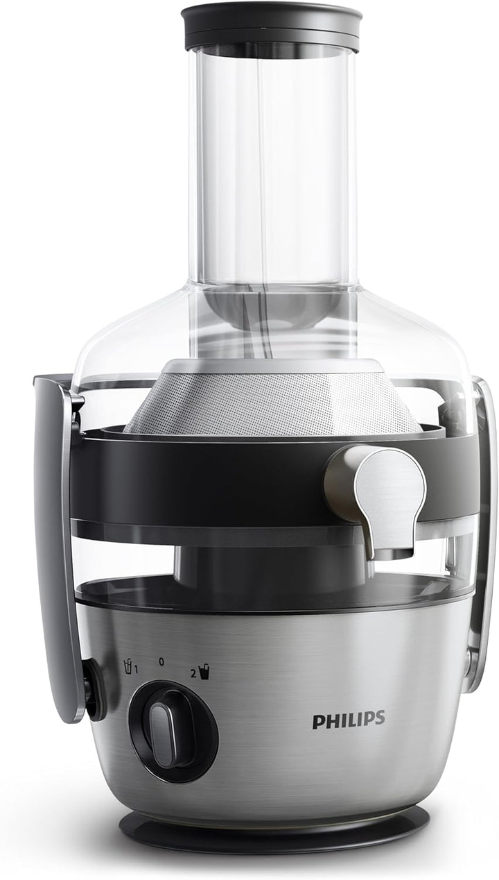 Philips Avance Collection Entsafter, Frischer Saft mit Fruchtfleisch, Sehr grosses Loch für Produkte