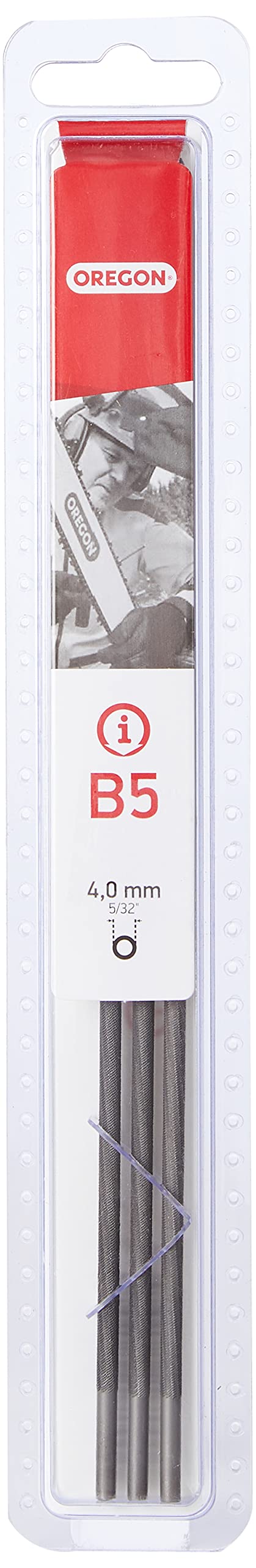 Oregon Q70509C Rundfeile 4,0 (3er Pack) 5/32 Inch (4.0 mm), 5/32 Inch (4.0 mm)