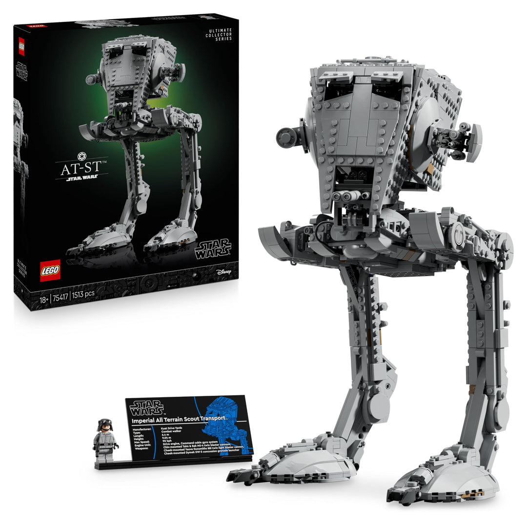 LEGO Star Wars at-ST Kampfläufer - Kreatives Spielzeug für Erwachsene - Konstruktionsspielzeug zum B