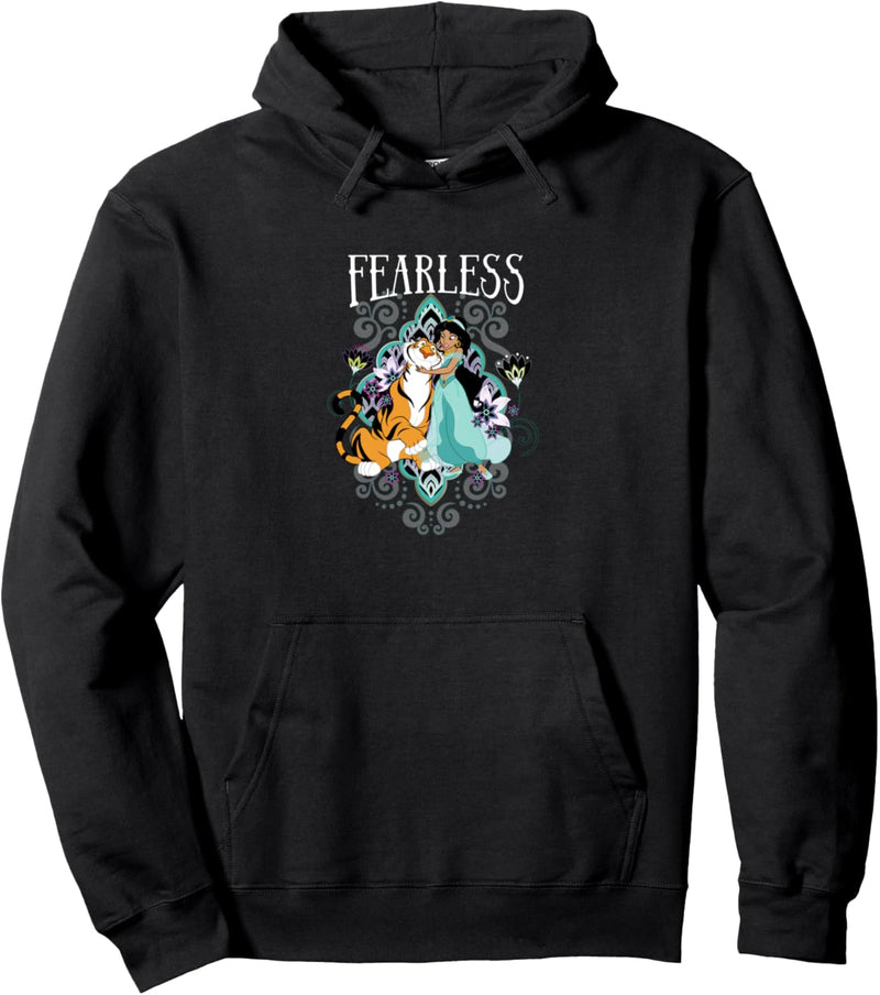 Disney Aladdin Jasmine And Rajah Fearless Pullover Hoodie