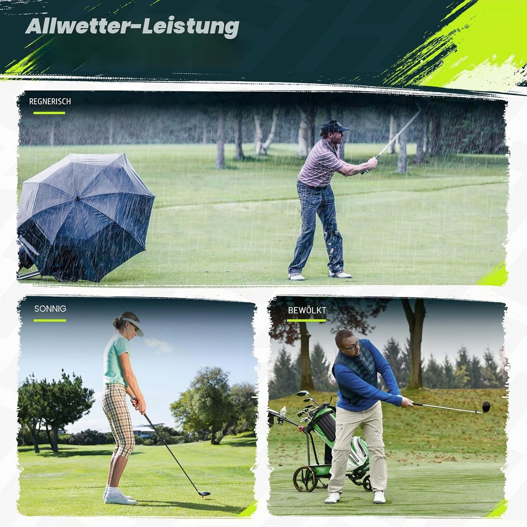 SAPLIZE Golfgriffe 13er-Set mit komplettem Regripping-Kit, Standard / Mittelklasse, Weiss / Grün / R