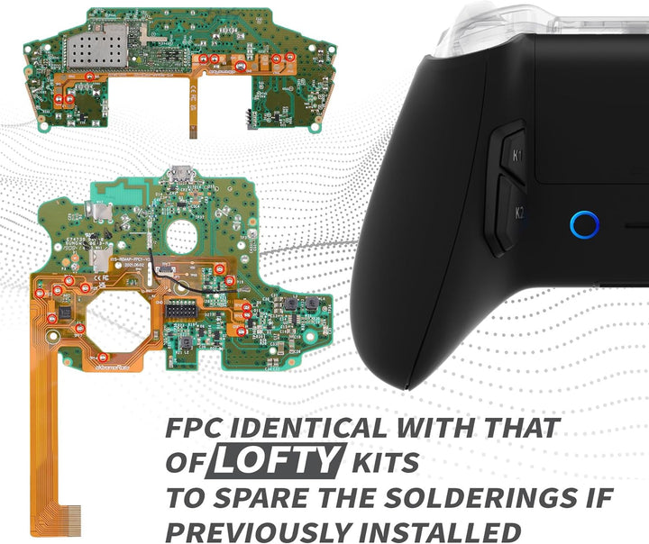 eXtremeRate Victor S Remap Kit für Xbox One S/X Controller, 6 Remap Profiles & Ergonomic Rückgehäuse