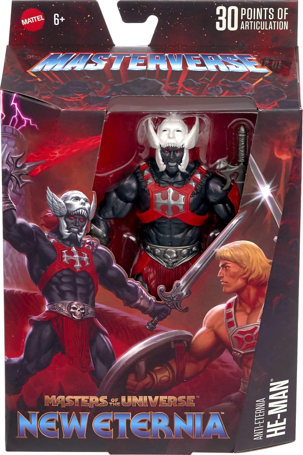 Masters of The Universe Masterverse Actionfigur, Deluxe-Sammelfigur mit 30 beweglichen Gelenken, aus