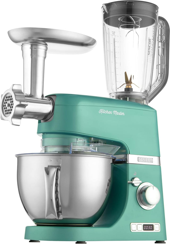 Robuster Handmixer aus Metall, 1000 W, Grün