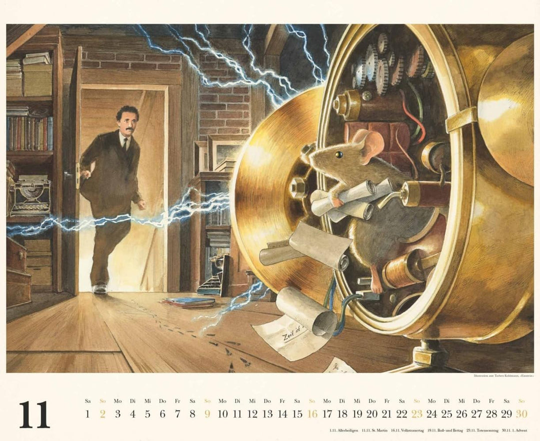 DUMONT - Torben Kuhlmann: Mäuseabenteuer 2025 Wandkalender, 52x42,5cm, Kinderkalender mit schönsten
