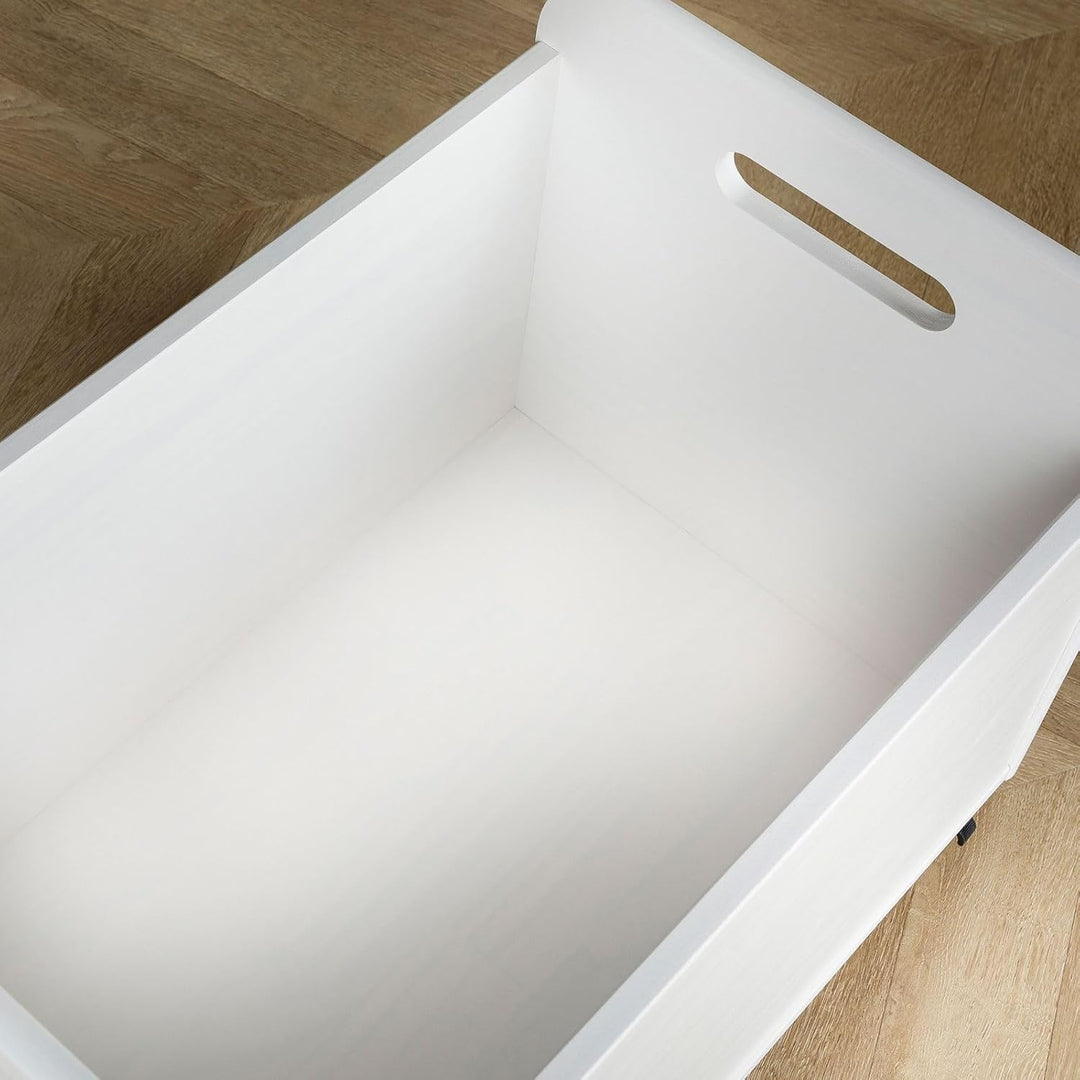 IDIMEX Spielzeugkiste Benjamin aus Kiefer Massivholz weiss - Kinderzimmer Aufbewahrung, Spielzeugbox