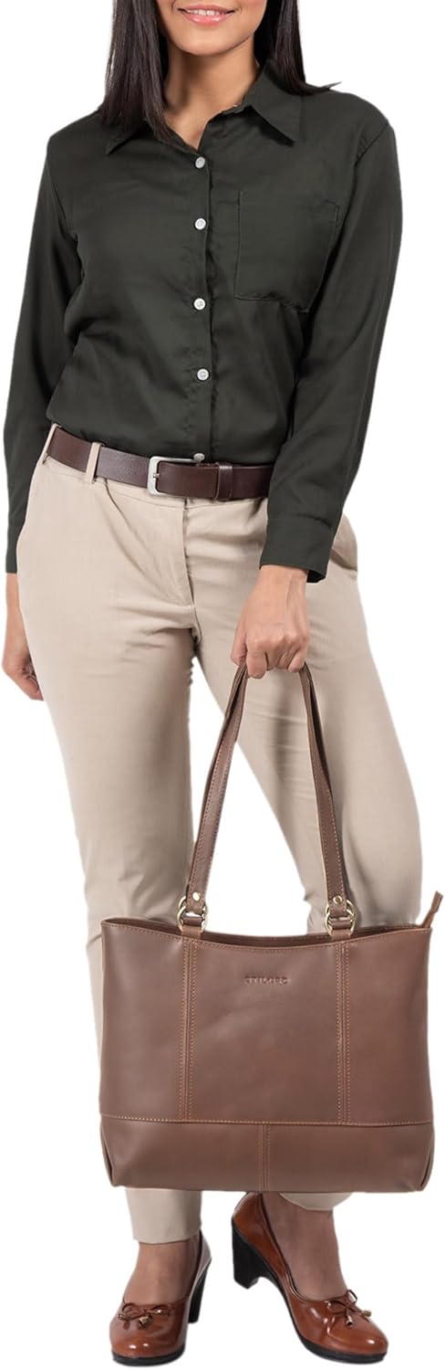 STILORD 'Delilah' Leder Shopper Damen Handtasche Umhängetasche Hobo Bag Retro Schultertasche Lederta