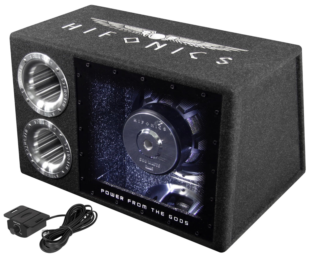 HiFonics ATL12BPA - ATLAS AKTIV SINGLE BANDPASS SUBBOX mit 460 Watt RMS Class-D Verstärker aus der A