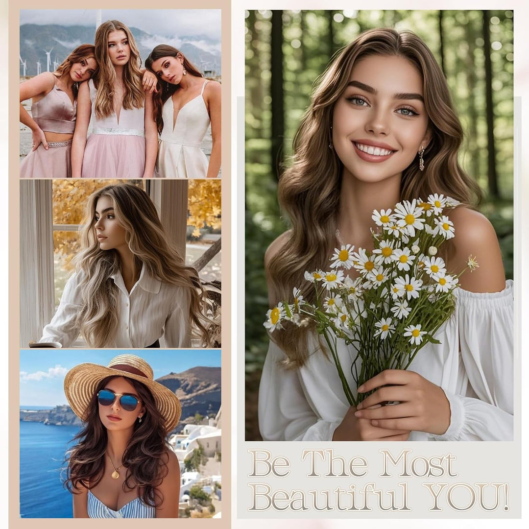 Elailite Echthaar Bonding Extensions Dunkelbraun Haarverlängerung 50g 50 Strähne U-Tip Keratin Mensc