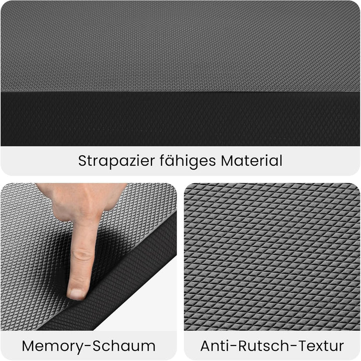 Balance Pad extra dick, rutschfeste Schaumstoffmatte für Fitness, Stabilitätstraining und Yoga,und K